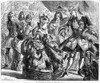 New Year'S Eve Ball, 1866. /N'An Old-Fashioned Dance On New Year'S Eve.' English Wood Engraving, 1866. Poster Print by Granger Collection - Item # VARGRC0093979