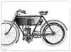 Motorcycle, 1904. /Ndesign By Werner. Line Engraving, French, 1904. Poster Print by Granger Collection - Item # VARGRC0099157