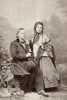 Henry Ward Beecher /N(1813-1887). American Clergyman. With His Sister, Author Harriet Beecher Stowe (1811-1896). Original Cabinet Photograph, 1868. Poster Print by Granger Collection - Item # VARGRC0102419