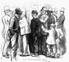 Chinese Immigrants Voting. /Nchinese Voting In New York City During The Presidential Election Of 1880: Wood Engraving From A Contemporary American Newspaper. Poster Print by Granger Collection - Item # VARGRC0001077