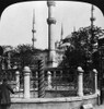 Istanbul: Serpent Column. /Nancient Greek Bronze Column, Originally Erected At Delphi, At Istanbul, Turkey, With The Mosque Of Sultan Ahmed I In The Background. Stereograph, 1901. Poster Print by Granger Collection - Item # VARGRC0326824