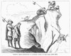Persecution Of Waldenses. /Nwaldenses Being Thrown Off A Cliff By Catholics In The Canton Of Vaud, Switzerland, 1655-1665. S. Wood Engraving, American, 1870. Poster Print by Granger Collection - Item # VARGRC0078679