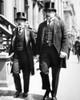 John Pierpont Morgan /N(1837-1913). American Banker And Financier. Morgan (Right) Walking With A Companion In New York City. Photograph, C1900. Poster Print by Granger Collection - Item # VARGRC0125586