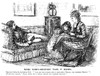 Du Maurier Cartoon, 1876. /N'More Complimentary Than It Seems.' English Cartoon, 1876, By George Louis Palmella Busson Dumaurier. Poster Print by Granger Collection - Item # VARGRC0035092
