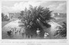 London: Regent'S Park. /N'An Island On The Lake & Parkt Of Cornwall & Clarence Terrace, Regent'S Park.' Steel Engraving, English, 1828. Poster Print by Granger Collection - Item # VARGRC0077769