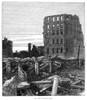 Chicago: Fire, 1871. /Nruins Of The First National Bank After The Great Fire In Chicago, 8-10 October 1871. Contemporary English Engraving. Poster Print by Granger Collection - Item # VARGRC0268397