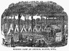 Mormon Camp Meeting. /Nmormon Camp At Council Bluffs, Iowa. Wood Engraving, American, 1870. Poster Print by Granger Collection - Item # VARGRC0062283