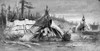 Verner: Ojibwa Wigwams. /Nojibwa Wigwams On The Shore Of The Rainy River In Western Ontario, Canada. Grey Wash Over Graphite On Paper, 1883, By Frederick Arthur Verner. Poster Print by Granger Collection - Item # VARGRC0172989