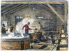 Soap Manufacture, C1870. /Nthe Boiling Room Of An Animal-Fat Soap Factory In The Suburbs Of Paris, France. Wood Engraving, French, C1870. Poster Print by Granger Collection - Item # VARGRC0089666