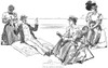 Gibson: Beach, 1900. /Ncharles Dana Gibson (1867-1944). American Illustrator. 'The Only Pepple On The Beach.' Pen And Ink Drawing, 1900. Poster Print by Granger Collection - Item # VARGRC0087461