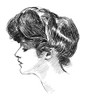 Gibson: Gibson Girl, C1904. /Npen And Ink Drawing By Charles Dana Gibson, C1904. Poster Print by Granger Collection - Item # VARGRC0127310