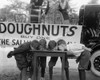 Doughnuts, 1922. /Na Doughnut-Eating Contest. Photograph, 1922. Poster Print by Granger Collection - Item # VARGRC0267680