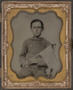 Civil War: Boy, C1863. /Nportrait Of A Boy Holding A 34-Star Flag. Ambrotype, C1863. Poster Print by Granger Collection - Item # VARGRC0268637