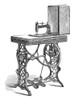 Sewing Machine. /Nfinkle And Lyon Company Medium Sewing Machine. Line Engraving, Mid 19Th Century. Poster Print by Granger Collection - Item # VARGRC0097651
