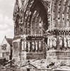 Wwi: Rheims Cathedral. /None Of The Doorways Of The Rheims Cathedral In France, Shattered By German Fire During World War I. Photograph, C1918. Poster Print by Granger Collection - Item # VARGRC0408381
