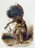 Bodmer: Minatarri Man. /Nminatarri Man In Costume Of The Dog Dance. Aquatint, 1844, After Karl Bodmer. Poster Print by Granger Collection - Item # VARGRC0019065