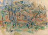 Cezanne: Trees And Houses. /N'Trees And Houses, Provence.' Oil On Canvas, Paul C_Zanne, C1885. Poster Print by Granger Collection - Item # VARGRC0433823