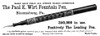 Fountain Pen, 1890. /Nadvertisement, American, 1890. Poster Print by Granger Collection - Item # VARGRC0049718