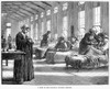 Hampstead Hospital, 1871. /N'A Ward In The Hampstead Smallpox Hospital'. Wood Engraving, English, 1871. Poster Print by Granger Collection - Item # VARGRC0013073