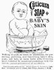Cuticura Soap, 1897. /Nenglish Newspaper Advertisement, 1897. Poster Print by Granger Collection - Item # VARGRC0090584