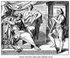 David Playing Harp. /Ndavid Plays Harp Before Saul (I Samuel 16:23). Wood Engraving, American, 1864. Poster Print by Granger Collection - Item # VARGRC0028003