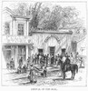 Arkansas: Hot Springs, 1878. /N'Arrival Of The Mail,' At The Post Office Of Hot Springs, Arkansas. Wood Engraving, American, 1878. Poster Print by Granger Collection - Item # VARGRC0101045