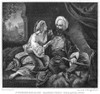 Arabian Nights. /Nscheherazade Amusing The Sultan Schahriah And Prolonging Her Life With The Tales For A Thousand And One Nights. Steel Engraving, German, 19Th Century. Poster Print by Granger Collection - Item # VARGRC0078922