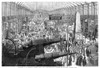 Centennial Fair, 1876. /Nview Of The South Nave Inside Machinery Hall At The Centennial Exposition In Philadelphia, Pennsylvania. Wood Engraving, American, 1876. Poster Print by Granger Collection - Item # VARGRC0267629