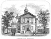 Carpenter'S Hall. /Ncarpenter'S Hall, Philadelphia, Pennsylvania. Wood Engraving, 19Th Century. Poster Print by Granger Collection - Item # VARGRC0076884