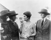 Grace Anna Coolidge /N(1879-1957). Wife Of President Calvin Coolidge. Mrs. Coolidge Eating A Cookie Presented To Her By The Girl Scouts Of America, 1923. Poster Print by Granger Collection - Item # VARGRC0128502