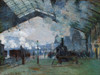Monet: Train, 1877. /N'Arrival Of The Normandy Train, Gare Saint-Lazare.' Oil On Canvas, Claude Monet, 1877. Poster Print by Granger Collection - Item # VARGRC0433755