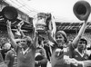 England: Fa Cup, 1977. /Njimmy Greenhoff (Left) And Brian Greenhoff Of Manchester United Celebrate Their Victory Over Liverpool F.C. In The Fa Cup Final, 21 May 1977. Poster Print by Granger Collection - Item # VARGRC0131448