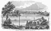Massachusetts: Springfield. /Nview Of The Connecticut River And Springfield, Massachusetts. Wood Engraving, American, 1854. Poster Print by Granger Collection - Item # VARGRC0092516