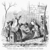 Black School Children. /Nchildren Of A 'School For Colored Children,' A Freedmen'S School, Studying In The Street Of A Southern Town. Wood Engraving, American, 1867. Poster Print by Granger Collection - Item # VARGRC0089493