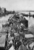 Wwi: German Troops, C1914. /Nthe Disembarkation Of German Troops From Barges, Somewhere In Europe. Photograph, C1914. Poster Print by Granger Collection - Item # VARGRC0370485