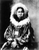 Eskimo Woman, C1903. /Ninuit Woman Seated And Wearing Traditional Fur Clothing. Photograph, C1903. Poster Print by Granger Collection - Item # VARGRC0121954