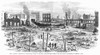 Galveston: Fire, 1877. /Nthe Business Section Of Galveston, Texas, After The Fire Of 8 June 1877. Wood Engraving From A Contemporary American Newspaper. Poster Print by Granger Collection - Item # VARGRC0089159