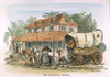 Conestoga Wagon, 19Th C. /Ndrawing, 19Th Century. Poster Print by Granger Collection - Item # VARGRC0010507