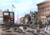 Ew York: Broadway, 1855. /Nlooking South From City Hall Park With Barnum'S American Museum At The Left. Line Engraving, 1855. Poster Print by Granger Collection - Item # VARGRC0008980