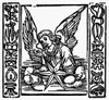 The Angel Holding The Star. /Nwoodcut From 'Der Beschlossne Gart De Rosenkrantz Marie,' Nuremberg, 1505. Poster Print by Granger Collection - Item # VARGRC0095726