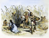 Hiawatha: Corn Harvesting. /Nnative American Corn Harvest. Wood Engraving After Felix O.C. Darley From A 19Th Century Edition Of Henry Wadsworth Longfellow'S 'The Song Of Hiawatha.' Poster Print by Granger Collection - Item # VARGRC0082664