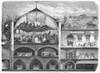 Mo�T Et Chandon, 1862. /Ncross Section Of The Wine Cellars Of Mo_t Et Chandon At �pernay, France. Wood Engraving, French, 1862. Poster Print by Granger Collection - Item # VARGRC0078801