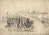 Abraham Lincoln /N(1809-1865). 'President Lincoln Reviewing The Army Of The Potomac On Monday, April 6, 1863.' Drawing By Edwin Forbes. Poster Print by Granger Collection - Item # VARGRC0114190