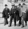 Petto Arrest, 1903. /Ndetective Giuseppe 'Joe' Petrosino (Left) With Two Other Detectives Escort Mafia Hitman Tomasso 'The Ox' Petto (Second From Left) To Prison In New York City. Poster Print by Granger Collection - Item # VARGRC0131750