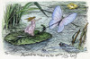 Andersen: Thumbelina. /N'Thumbelina Rides On The Waterlily Leaf.' Drawing By Henry J. Ford For The Fairy Tale By Hans Christian Andersen, 1894. Poster Print by Granger Collection - Item # VARGRC0041376