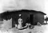 Pima Family, C1900. /Na Pima Indian Family, Including A Woman With A Piece Of Pottery On Her Head, Photographed Outside An Adobe House In Arizona, C1900. Poster Print by Granger Collection - Item # VARGRC0109420