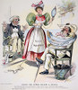 New South Cartoon, 1895. /Namerican Cartoon By Louis Dalrymple, 1895, On The Attraction Of The Cheap Fuel And Labor Of The New South To The Textile Mills Of New England. Poster Print by Granger Collection - Item # VARGRC0062127
