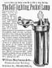 Advertisement: Lighter. /Nadvertisement For 'The Self-Lighting Pocket Lamp.' American, 19Th Century. Poster Print by Granger Collection - Item # VARGRC0096694