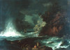 Cook'S Second Voyage./Nwaterspout Off Cape Stephens, New Zealand, 1773. Oil By William Hodges. Poster Print by Granger Collection - Item # VARGRC0025144