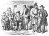 Ireland: Kildare, 1870. /N'Cottagers At Kildare.' Wood Engraving, English, 1870. Poster Print by Granger Collection - Item # VARGRC0060682